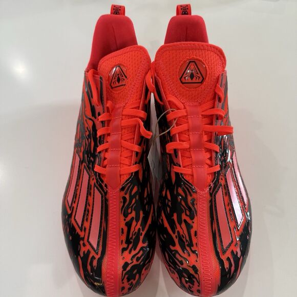 Adidas Adizero 12.0 Poison Men Size 12 Sol Red Football Cleats IG7207 NEW main image 3